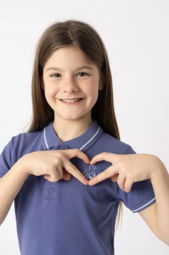 Online Sohra funksjonell poloskjorte til barn Stevne|Skjorter Og Topper