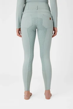 Discount Tara helforsterkede ridebukser med høyt liv og silikon, dame Helforsterkede Ridebukser