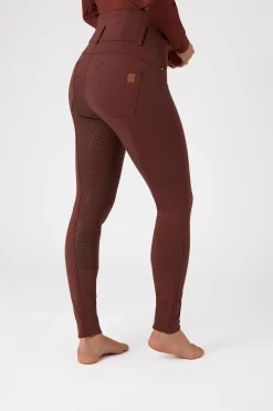 Tara Mid-Season helforsterkede ridebukser med høyt liv til dame Helforsterkede Ridebukser