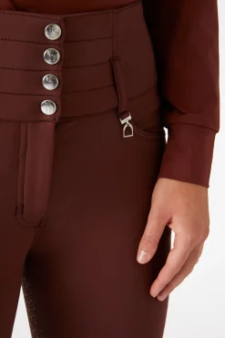 Tara Mid-Season helforsterkede ridebukser med høyt liv til dame Helforsterkede Ridebukser