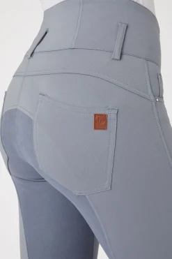 Hot Tara ridebukser med høyt liv, helforsterket med lær, dame Helforsterkede Ridebukser