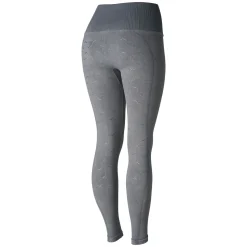 New Vanessa tights i denimutseende, sømløs, helforsterket med silikon, dame Ridetights