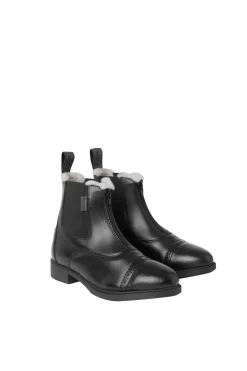 Online Wexford jodhpur-vintersko med fuskepels og frontglidelås til barn Ridesko Til Barn|Ridesko Til Barn