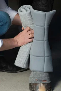 Online Equine Circulation stående bandasjeunderlag, 41 cm  (1 par) Bandasjeunderlag Til Hest