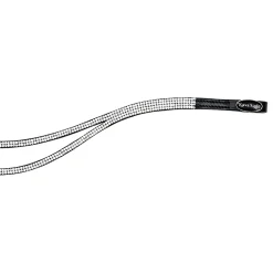 Clearance Duo Slim pannebånd, to delte buer med grå strass Pannereim