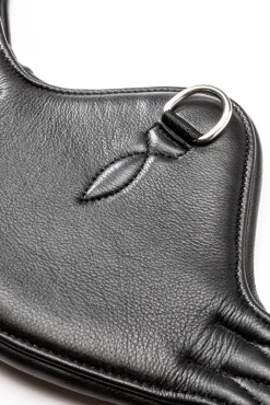 kort gjord mykt lær Casper med elastikk Gjorder