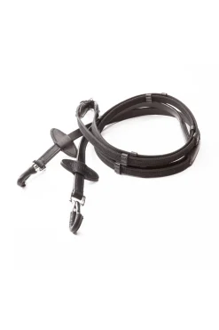 Clearance Silent Rubberised Reins with Snap Tøyler