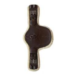 Outlet Horsewear kort saueskinnsgjord med mageplate Gjorder