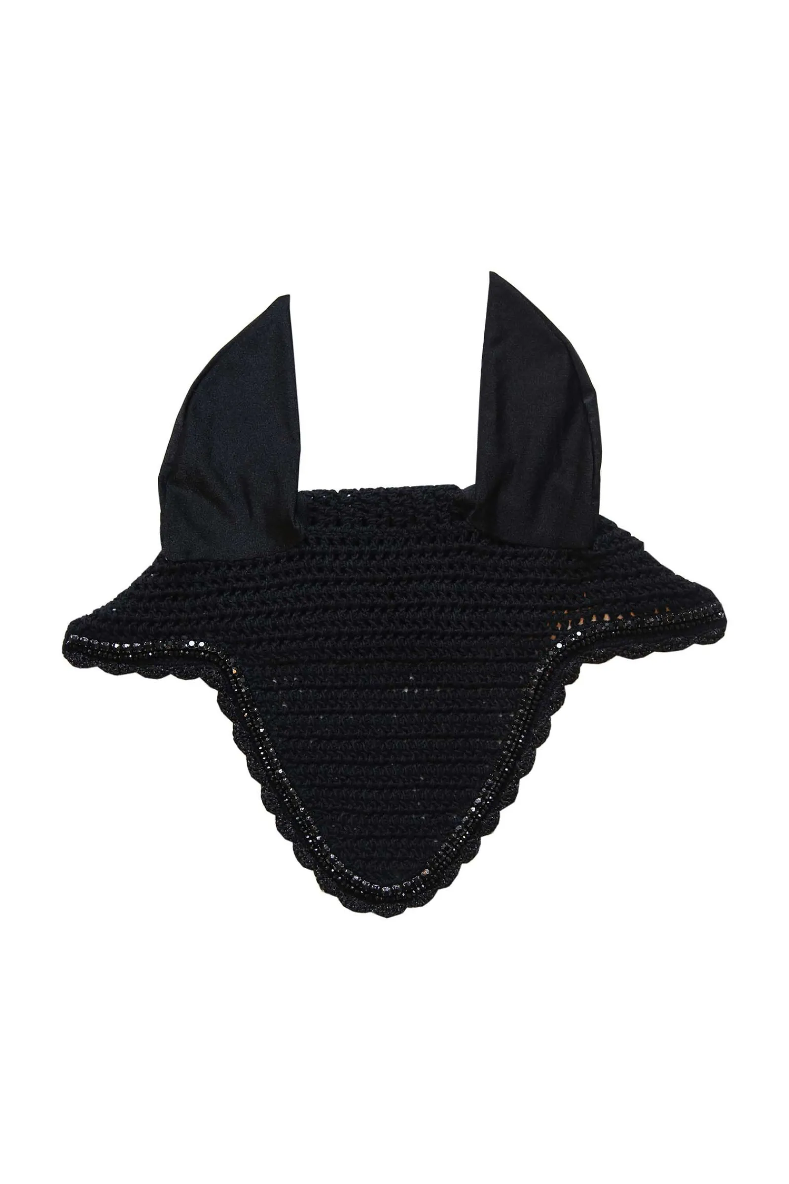 Online Horsewear lang ørehette med steiner og perler, lydtett Ørehetter|Ørehetter