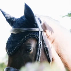 Best Horsewear lang ørehette med steiner og perler Ørehetter|Ørehetter