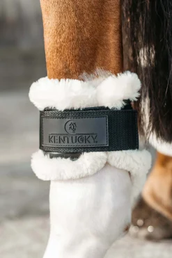 Horsewear Vegan bakbeinsbelegg til unghest med saueskinn Bakbeinsbelegg Og Stryksokker|Belegg Til Hest