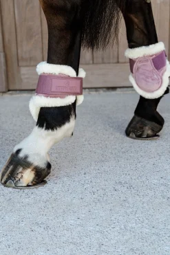 Best Horsewear Vegansk saueskinn Young Horse Fetlock Boots Velvet Bakbeinsbelegg Og Stryksokker