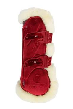 Online Horsewear Vegansk saueskinn Bambus Elastiske fløyels senestøvler Belegg Til Hest