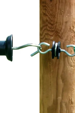 Kerbl Farm Patrol grindhåndtak-isolator, galvanisert, 10 kroker Isolatorer