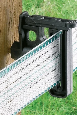 Outlet Kerbl Farm Patrol svart maxi isolater til strømbånd og tau, 25 stk Isolatorer