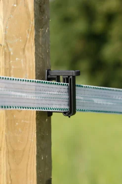 Outlet Kerbl Farm Patrol svart maxi isolater til strømbånd og tau, 25 stk Isolatorer