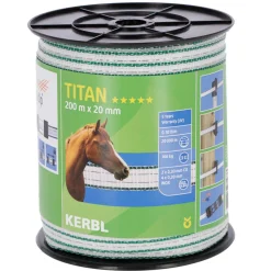 Clearance Kerbl Farm Patrol Titan gjerdebånd, 20 mm Eltråd