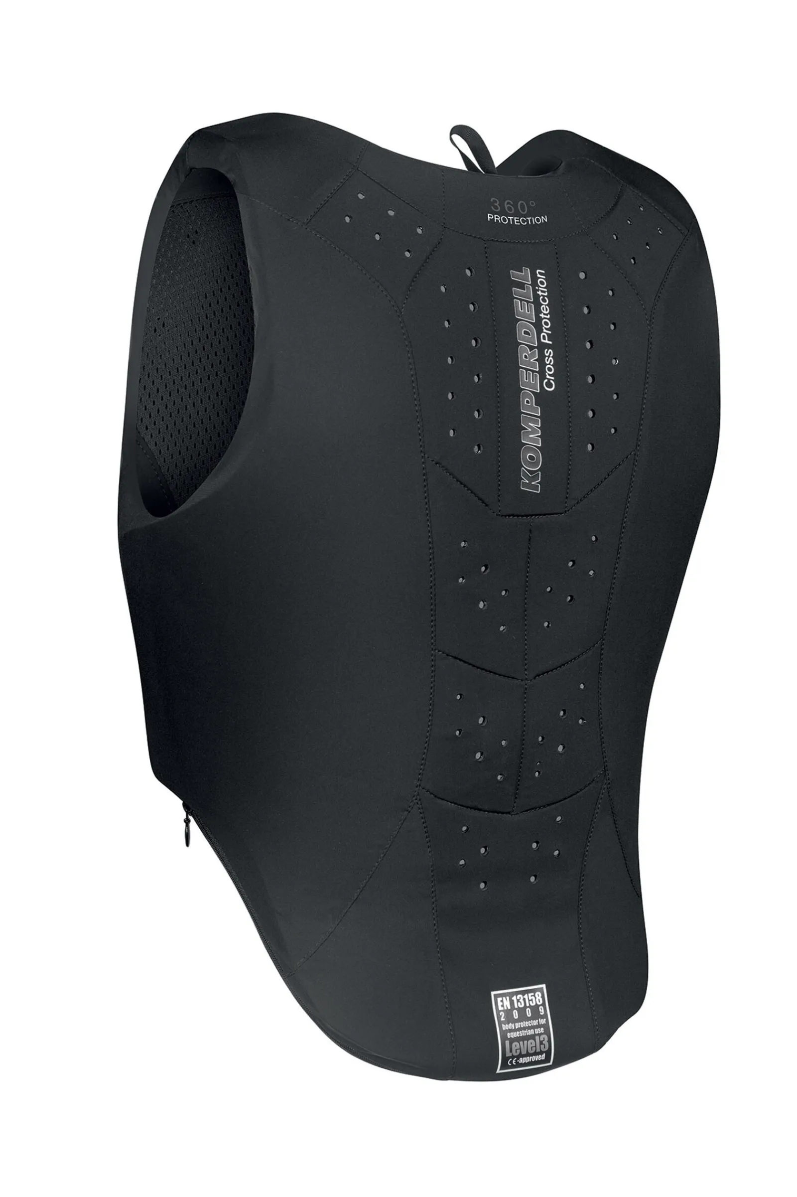 New sikkerhetsvest, frontglidelås, slim fit Ridevester Og Sikkerhetsvester