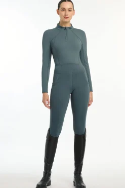 Clearance Base Layer med glidelås Skjorter Og Topper