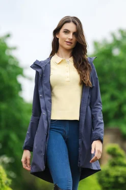 Outlet Dame Lang Regnjakke Grace Regntøy|Jakker Og Frakker