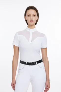 Outlet Emily kortermet stevneskjorte for kvinner Stevne|Skjorter Og Topper