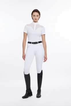 Outlet Emily kortermet stevneskjorte for kvinner Stevne|Skjorter Og Topper