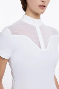 Outlet Emily kortermet stevneskjorte for kvinner Stevne|Skjorter Og Topper