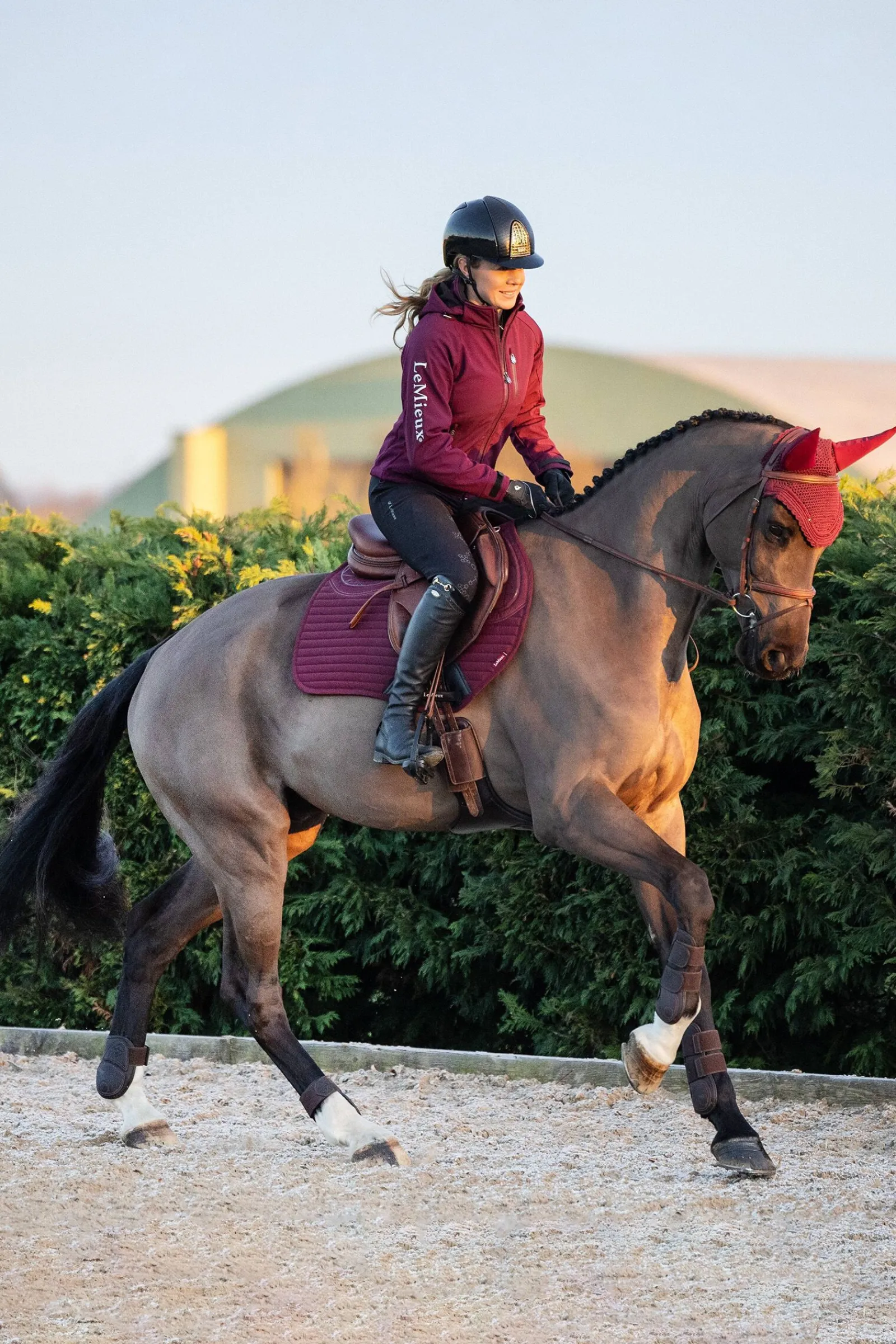 Outlet Soft Shell Antiskli Euro Hoppesadelunderlag Ponni Sjabrak|Allround- Og Sprangsjabraker