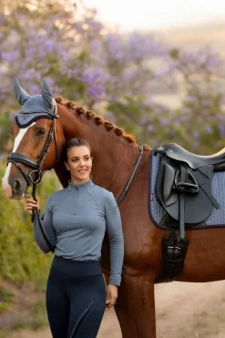 Clearance Suede Square Sottosella da dressage Dressursjabraker