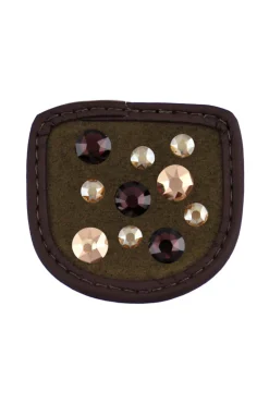 Discount Magic Tack Crystal Merlot Gold dekorasjon til ridehansker Helårshansker