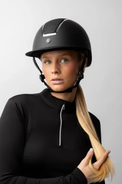 Online Monarch metallisk II glitterhjelm Ridehjelmer