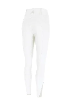 Hot Candela hvit helforsterket ridebukse med grip Helforsterkede Ridebukser