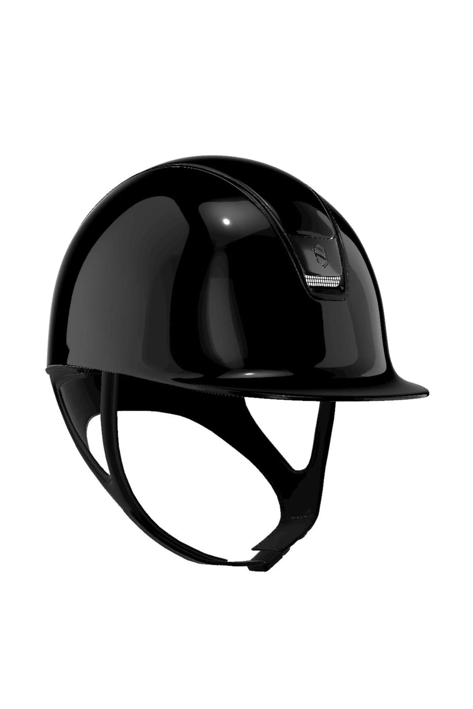 Hot Regular Glossy Svart Chrome 2.0 Ridehjelmer