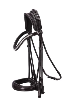 New Schockemöhle Sports Kensington Double Bridle rullet Ponni Hodelag Og Grimer|Hodelag & Nesereimer