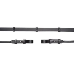 Hot Schockermöhle Sports lærtøyler, krok&spenne, m.stopper, rundsydde t Tøyler