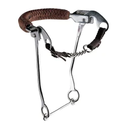Discount hackamore med hakekjede og skjenkler i rustfritt stål, 35 cm Hackamores|Hodelag & Nesereimer