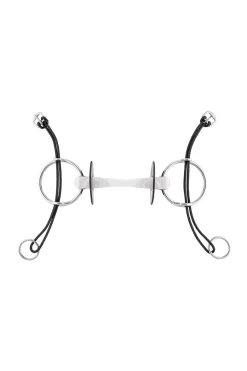 Clearance Nathe gag-bitt 20mm med fleksibel mullen mouth (70mm ring) Trav Bitt|Andre Bitt