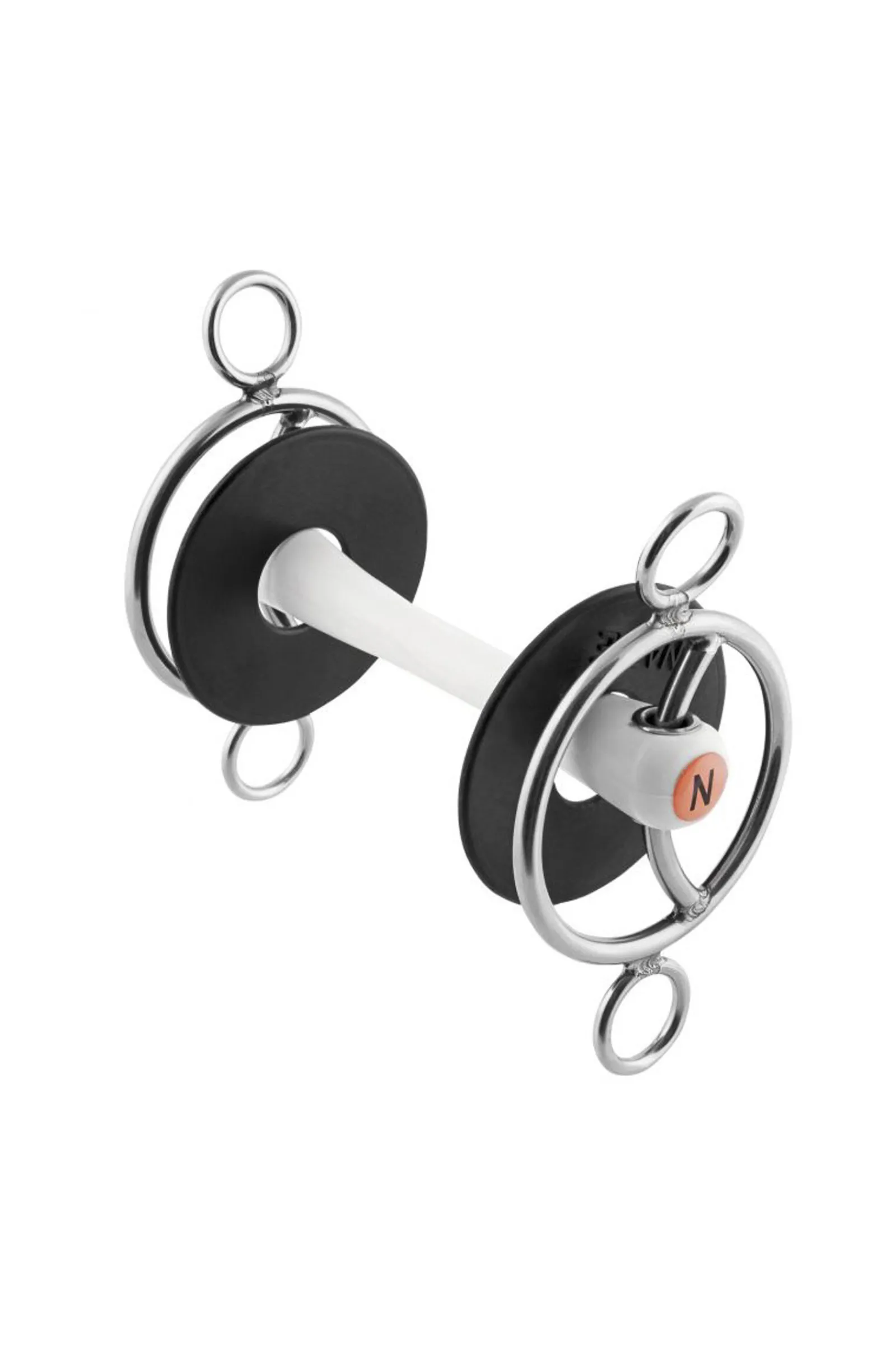 Best Nathe 3-ring bitt 20mm med glideringer (70mm ring) 2- Og 3-ringsbitt