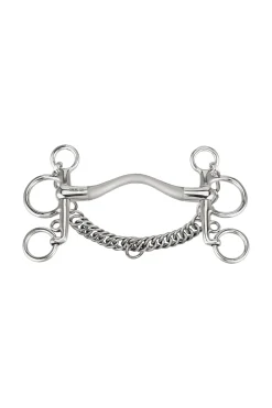 Hot Satinox CM Pelham 14mm rustfritt stål Pelhambitt