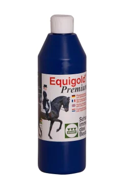 Hot Equigold Premium Hestesjampo, 500 ml Stell Pels, Hud Og Man