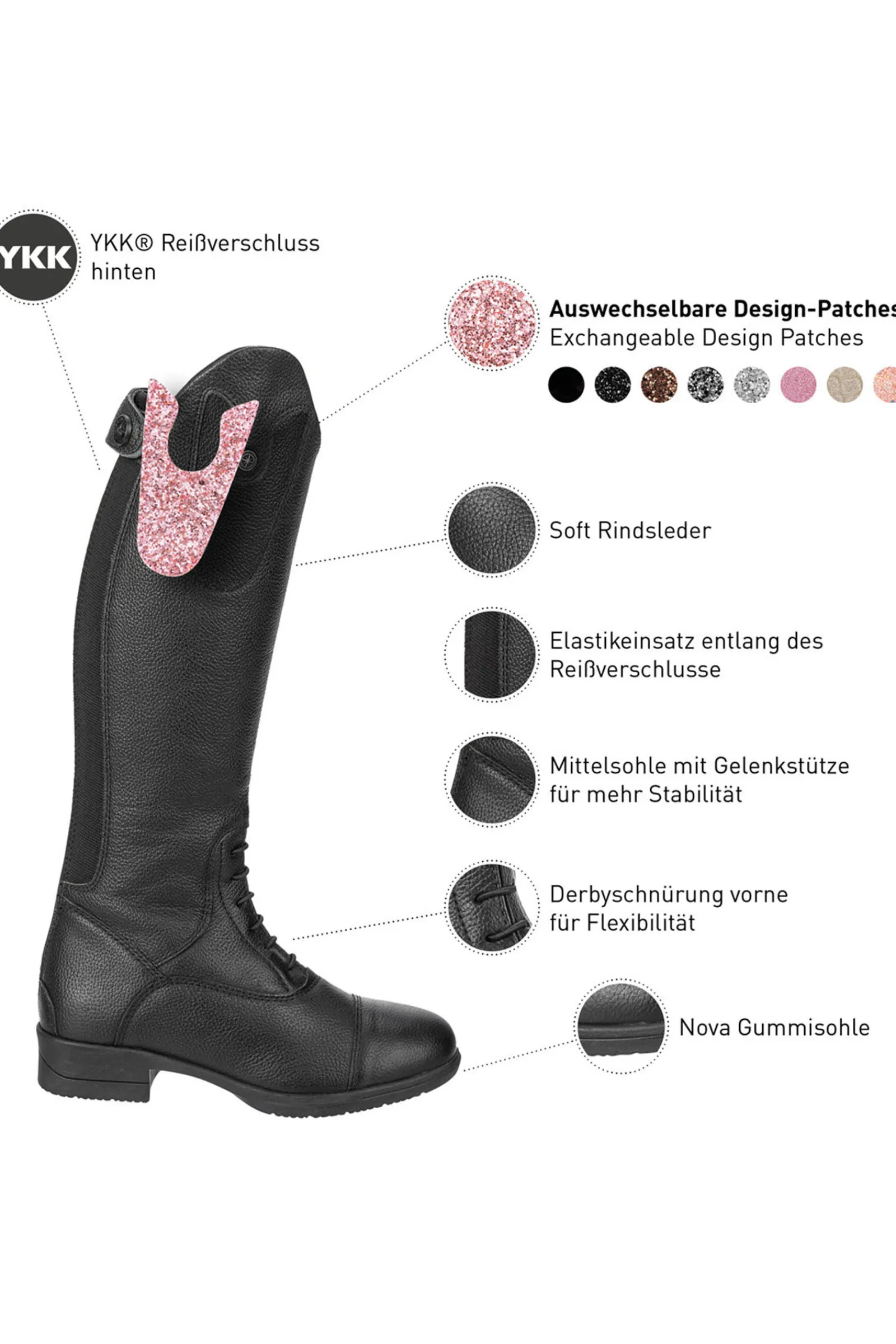 Clearance Suedwind Footwear Nova Kids Fun Lær Konvertibel, Barn Ridestøvler Til Barn|Ridestøvler Til Barn