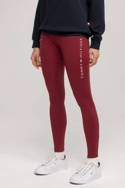 New Tommy Hilfiger Equestrian Elmira Vinter-Ridign-tights med full grep for kvinner Ridetights