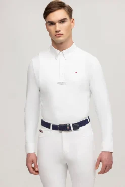 New Tommy Hilfiger Equestrian Columbus stevneskjorte for menn Stevneklær