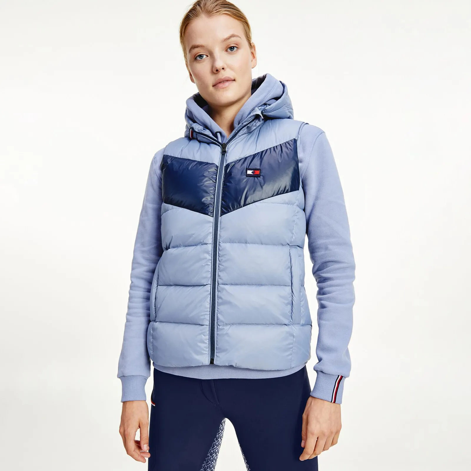 New Tommy Hilfiger Equestrian Re-Down vest, dame Jakker Og Frakker
