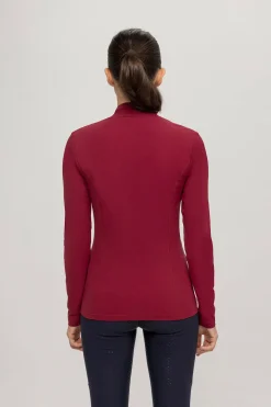 Best Tommy Hilfiger Equestrian langermet genser med høy hals for kvinner Skjorter Og Topper