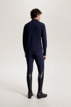 Clearance Tommy Hilfiger Equestrian Wellington Langarmet 1/4 Glidelås Treningstopp Rideskjorter