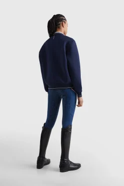 New Tommy Hilfiger Equestrian Crest Bomber Sportsjakke Jakker Og Frakker