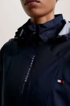 New Tommy Hilfiger Equestrian Barcelona Tilpasset Regnjakke Regntøy|Jakker Og Frakker