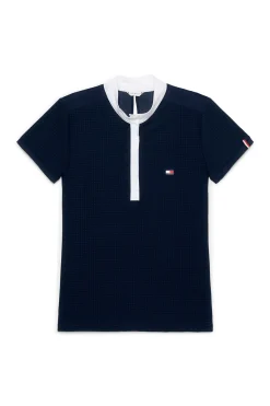 Tommy Hilfiger Equestrian Chelsea Avkjølende Polo-skjorte med korte ermer og logo Stevne|Skjorter Og Topper
