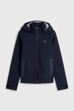 Tommy Hilfiger Equestrian vanntett bomberregnjakke for kvinner Regntøy|Jakker Og Frakker
